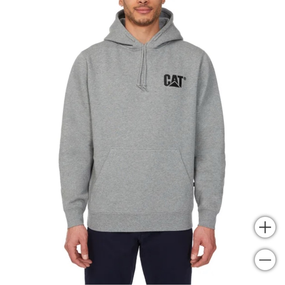 Caterpillar Gray Men's Hoodie